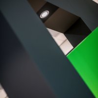 interieur architect Stan van den Wildenberg ontwerpt kantoor Dimension Data Nederland in Amersfoort detail van plafond met halogeen spot interieur architect Stan van den Wildenberg ontwerpt kantoor Dimension Data Nederland in Amersfoort detail van plafond met halogeen spot