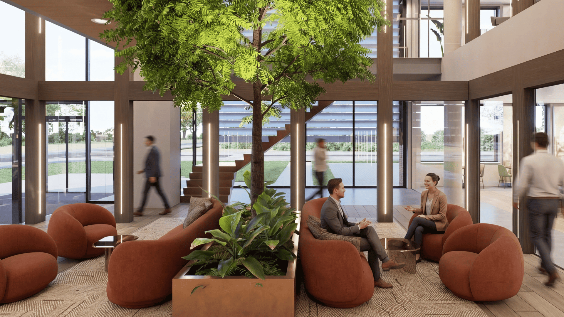 interieurarchitect Wildenberg Boltrics Render kantoor vide