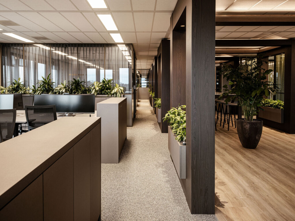 interieurarchitect Wildenberg NTT Data kantoor Meinema Peter Baas beplanting groen