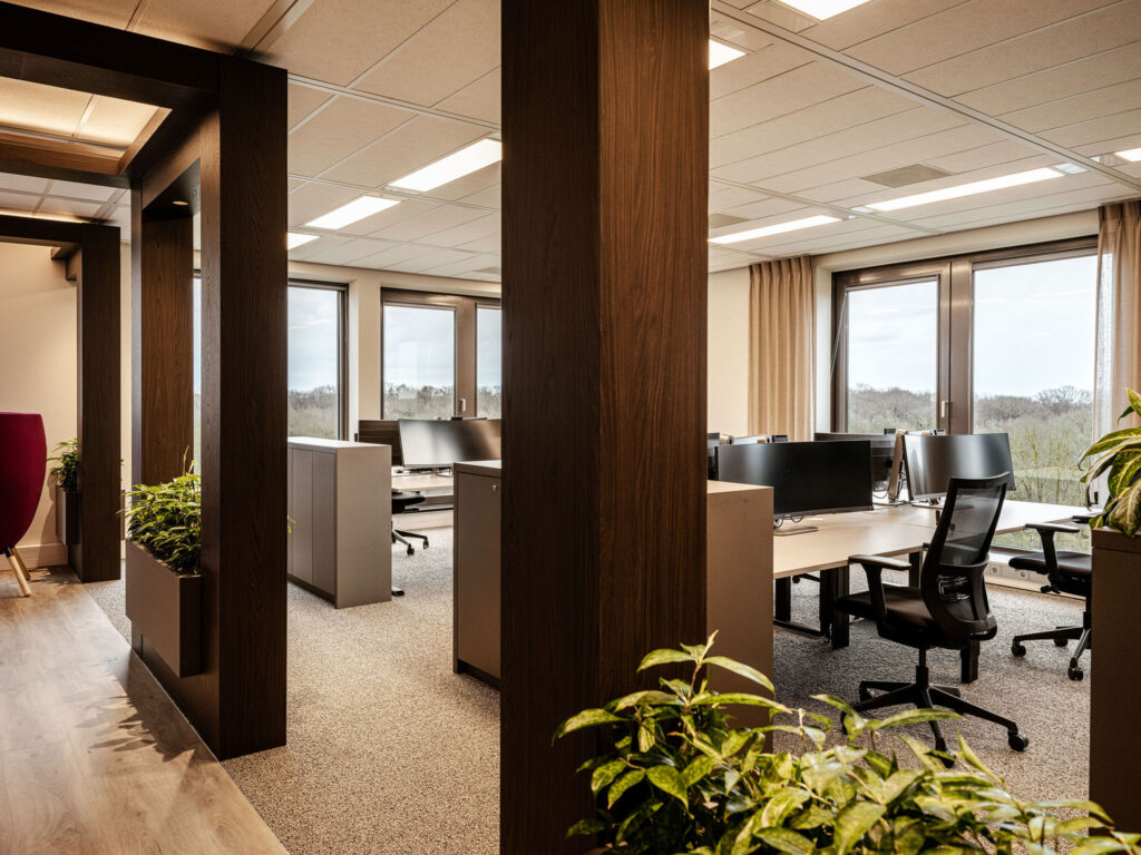 interieurarchitect Wildenberg NTT Data kantoor Meinema Peter Baas werkplekken groen