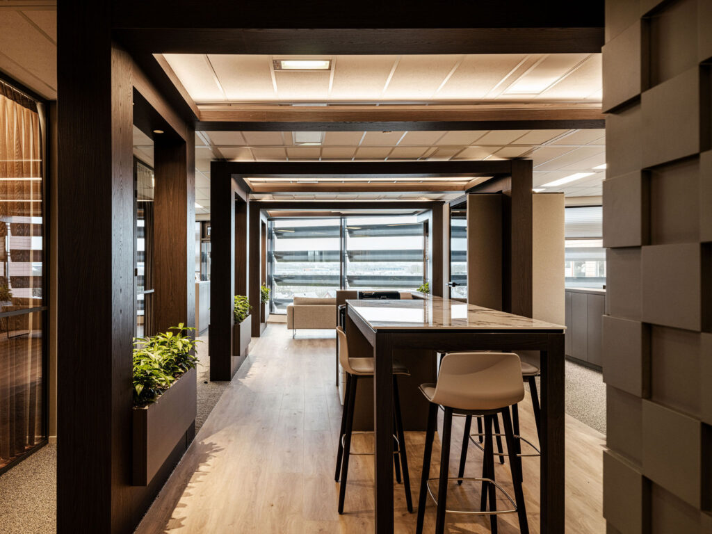 interieurarchitect Wildenberg NTT Data kantoor Meinema Peter Baas uitzicht groen flexwerkplek