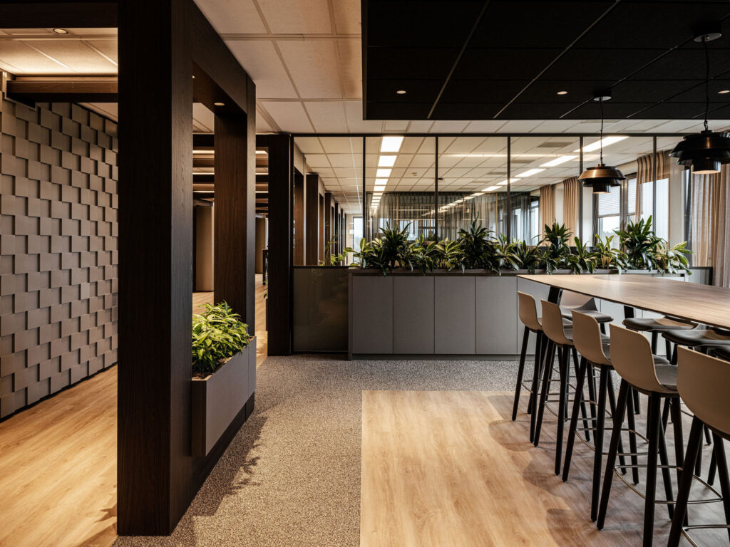 interieurarchitect Wildenberg NTT Data kantoor Meinema Peter Baas Maretti groen flexwerkplek