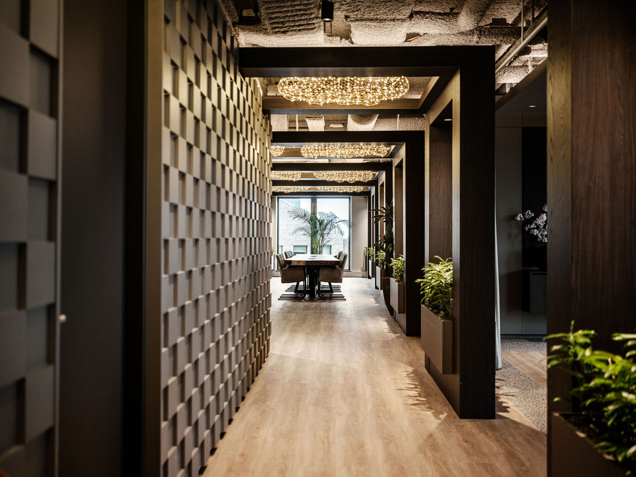 interieurarchitect Wildenberg NTT Data kantoor Meinema Peter Baas wandafwerking gangzone