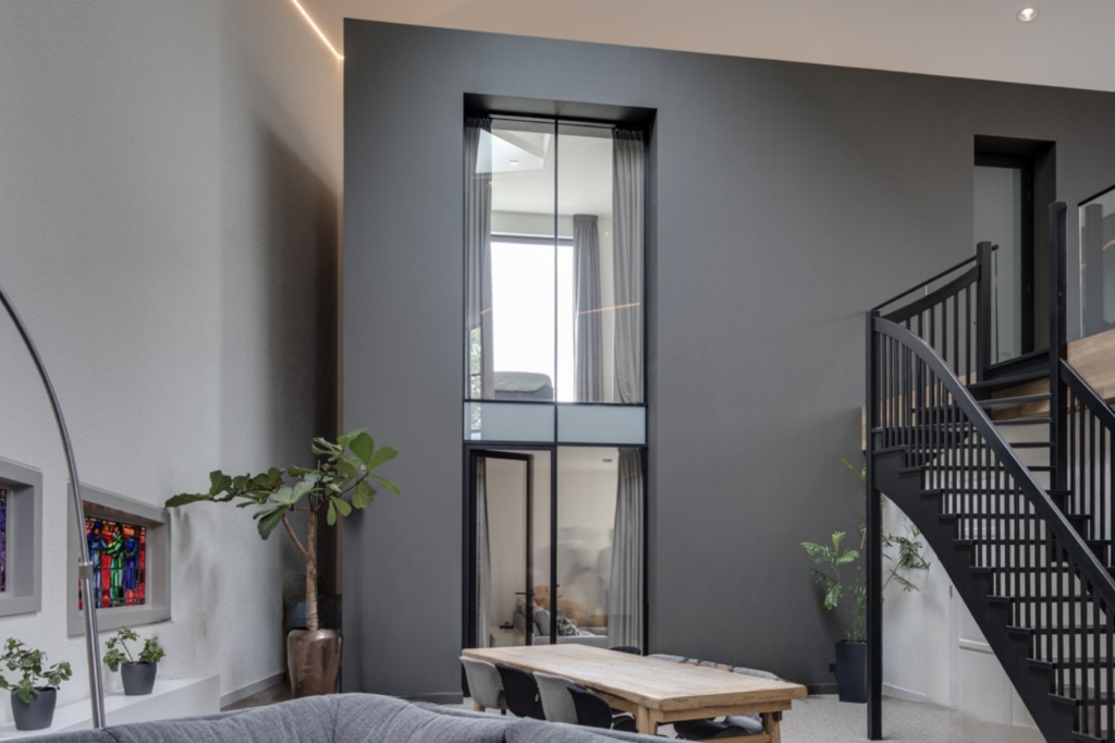 interieurarchitect Wildenberg Ontmoetingskerk Teus van Hogevest volume met twee slaapkamers